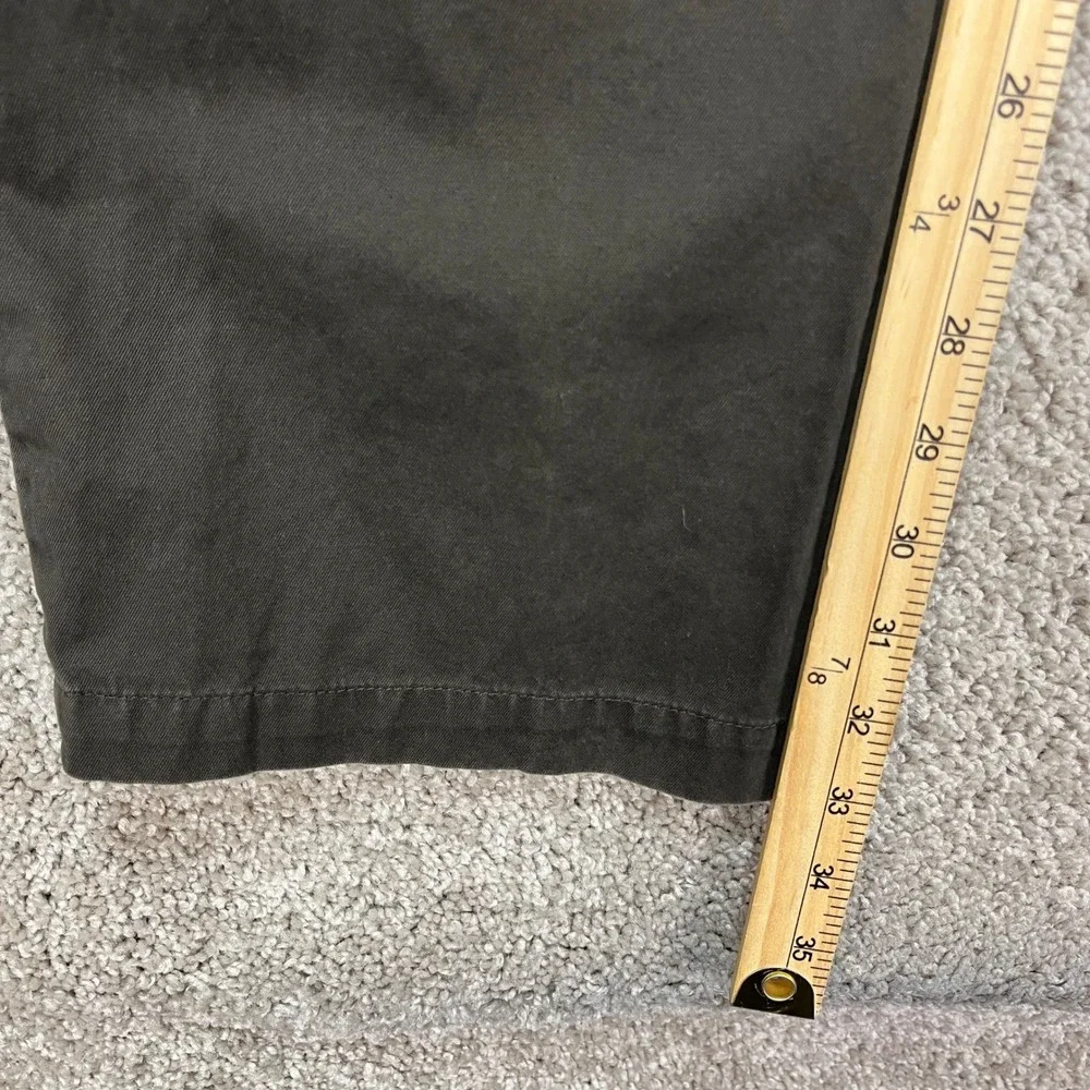 Banana Republic Gavin Pants Men 36x34 Brown Straight Leg Flat Front Chinos Twill